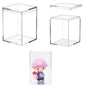 KissYou Acrylic Box Clear Display Box with Lid Plastic Square Cube Transparent Containers Jewelry Storage Box Wedding Party Favor Candy Boxes - size: 3.74 x 2.56 x 2.17 Inch