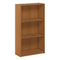 Furinno Basic Book Shelf, 3-Tier Modern Bookshelf, Bookcase with Open Shelves, 9.3 x 21.8 x 39.5, for Living Room, Bedroom, Home Office, Natural Oak - color: Natural Oak, size: 3-Tier