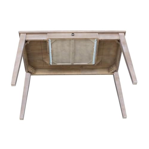 International Concepts Writing Desk with Drawer - color: Washed Gray Taupe