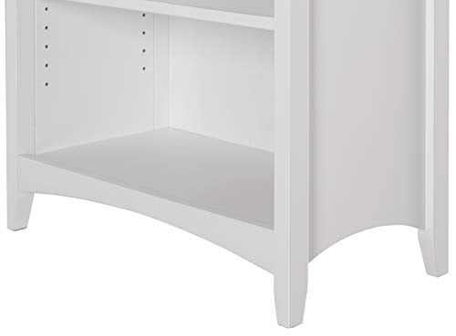 Camaflexi Shaker Style Bookcase, 72", White - color: White, size: 72"