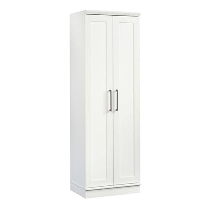Sauder HomePlus Storage Cabinet/ Pantry cabinets, Soft White finish - color: Soft White