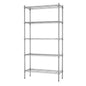 Auslar 5-Tier Heavy Duty Wire Shelving, Adjustable Storage Rack, Chrome | 14"D x 36"W x 72"H, Standing Large Shelving Units, 1750 lbs Capacity, for Garage Kitchen Pantry Bathroom Laundry - size: 5 Tier