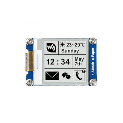 1.54 Inch E-Ink Display Module 200x200 SPI Interface e-Paper Screen Compatible with Raspberry Pi Arduino, Ultra Low Power Electronic Paper for Shelf Labels DIY Projects