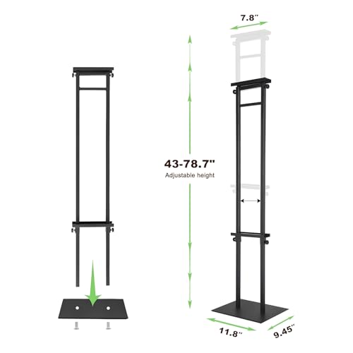 Black Pedestal Poster Sign Stand for Display, Adjustable Height Up to 80 Inchs, Heavy Duty Banner Double Sided Sign Holder for Board & Foam - style: 1