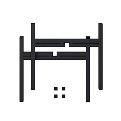 FaithLand Mid Century Plant Stand Indoor Outdoor (EXCLUDING 8" Plant Pot), Metal Planter Stand, Potted Plant Holder, Black, Hold Up to 8 Inch Planter - Upgraded Design - size: 8 inch