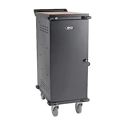Tripp Lite 21-Port AC Mobile Charging Cart Storage Station for Chromebooks, iPads, Laptops, Tablets, Black (CSC21AC) - size: 21 AC Port, style: Cart
