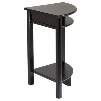 LISO Stylish Corner Desk for Home Office Space-Saving Design for Small Rooms or Apartments Ideal for Computers Laptops or Writing Tasks Durable Wood Construction with Espresso Finish