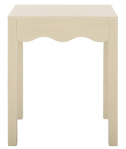SAFAVIEH Home Collection Litith Sand Square Wave Accent Table - color: Sand