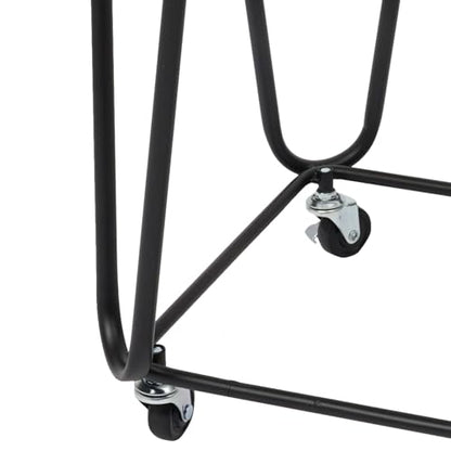 Wire Metal Deep Set Rolling Laundry Basket,Wire Laundry Basket With Wheels | Mesh Wire Laundry Basket Storage Cart for Bathroom Bedroom Dirty Clothes Storage (G) - size: G