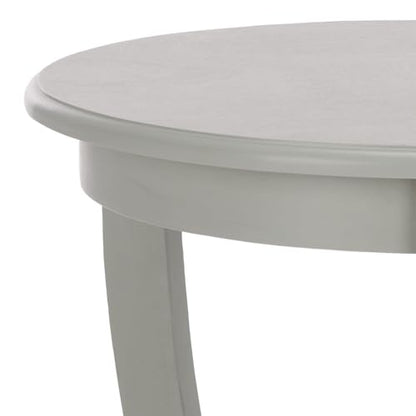 SAFAVIEH Furniture - Mary Pedestal Table - Robins Egg Blue - Solid Wood - Farmhouse Pedestal Design - Ideal for Living Room, Entryway, Home Office, 18.1" W x 18.1" D x 26" H (AMH5711L) - color: Robins Egg Blue