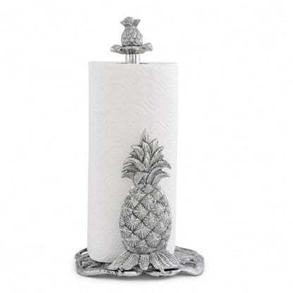 Arthur Court Pineapple Paper Towel Holder Decorative Aluminum Metal 14.5 Inch for Kitchen Countertop - size: Pineapple