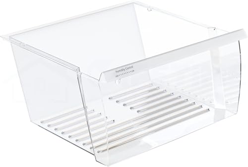 Lifetime Appliance Parts 2188656 Crisper Bin (Upper) Compatible with Whirlpool Refrigerator | Fridge Drawers | Kenmore Refrigerator Parts | Whirlpool Shelf Replacement - WP2188656