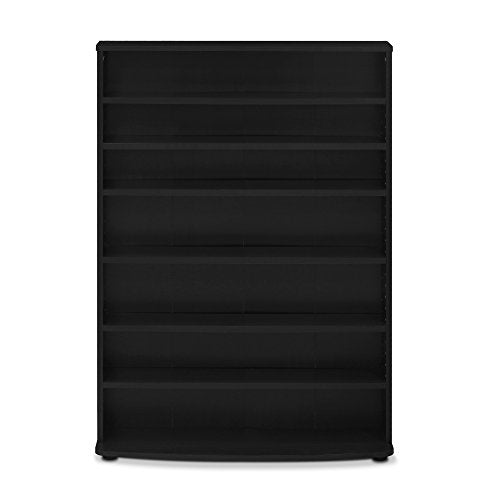 FURINNO JAYA 6-Tier Multimedia Storage Tower, Espresso - color: Espresso, size: 6-Shelf