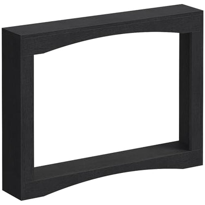 Narrow Console Table, 5.9'' Thin Entryway Table, Behind Couch Table for Small Spaces, Small Farmhouse Hallway Table, for Living Room, Hallway, Foyer, Black CT19BK - color: Black