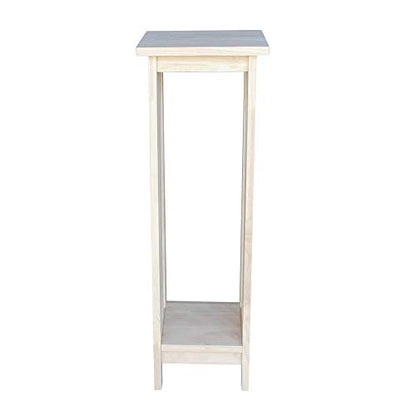 International Concepts Mission Plant Stand, 36-Inch High, Solid Parawood, Unfinished - size: 36 Inch