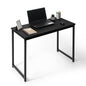 CAPHAUS 40 Inch Small Computer Desk for Home Office, Gaming & Small Spaces - Compact Black Writing Desk, Easy Assembly, 220 lbs, P2 Board - size: 40 inch