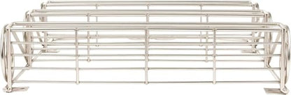 FitWell Scroll Wall Mount Spice Rack, 3-Tier, Traditional Spice Rack Cabinet & Kitchen, Beauty & Nail Polish Organizer for Bathroom, Scroll Wall-Mounted (Satin Nickel) - color: Satin Nickel