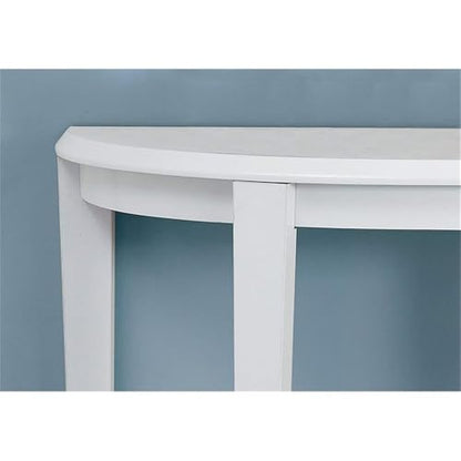 Monarch Specialties Console Table - Narrow Entry Table, 36” L (White) - color: White