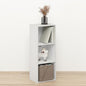 Seto Open Shelf Bookcase, Bookshelf for Living Room, Home Office, 3 Cubes, White - color: White, size: 3-Cube