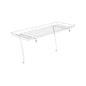 Household Essentials Rear Display Over-The-Washer Storage Shelf to Organize and Store Laundry Room Supplies, Silver - color: Silver
