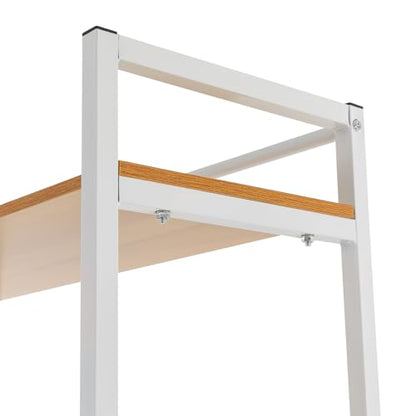 Laundry Room Rack, Over The Washer and Dryer Storage Shelf 3-Tier Freestanding Storage Utility Rack for Toilet Bathroom Kitchen - color: White