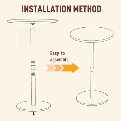 11.8" Round Clear Acrylic End Table - Modern Small Space Side Table for Living Room, Bedroom, Office, Outdoor | Sturdy, Easy to Install, Multi-Purpose - size: Large-11.8in