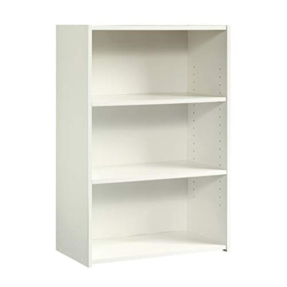 Sauder Beginnings 3-Shelf Bookcase/ Book shelf, Soft White finish - color: Soft White