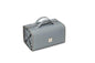 Roll Up Makeup Bag, Travel Toiletry Bag for Women with 4 Clear TSA Approved Pouches, Hanging Travel Organizer, Folding Cosmetic Bag for Men and Women - color: Grey