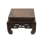 Wooden Display Stand Base Wood Carved Craft Pedestal, 4.72" x 4.72" | Traditional Wooden Base, Oriental Antique Display Riser, Square Pedestal Stands for Vase, Crystal Ball, Teapot, Flower Pot - size: Square, 4.72" x 4.72"