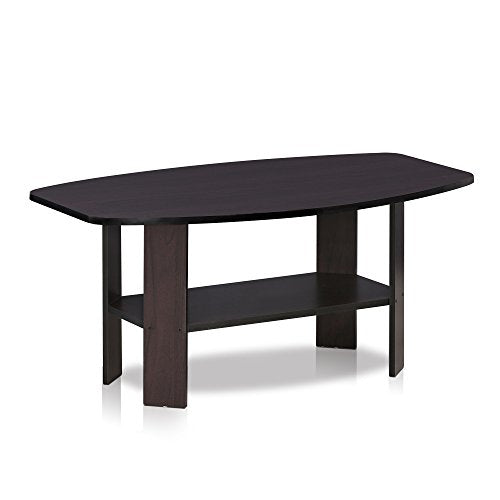 Furinno Simple Design Coffee Table, Dark Walnut - color: Dark Walnut, size: Coffee Table