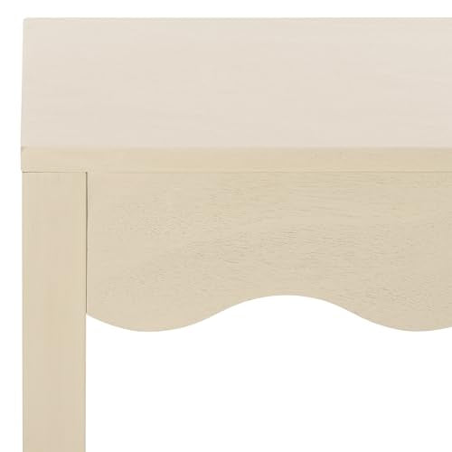 SAFAVIEH Home Collection Litith Sand Square Wave Accent Table - color: Sand