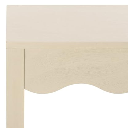 SAFAVIEH Home Collection Litith Sand Square Wave Accent Table - color: Sand