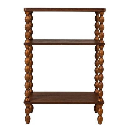 Creative Co-Op Bobbin Leg Rectangle Wood Accent Table, Walnut - color: Walnut Color, size: 20.5"L x 13.38"W x 29.5"H
