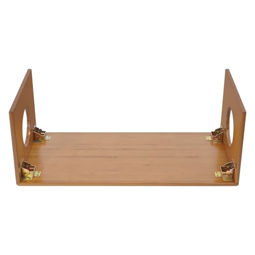Folding Coffee Table Foldable Low Coffee Table Rectangular Bamboo Floor Table Desk with Large Load-Bearing Capacity for Tatami Home, Office, Living Room (31.5 * 14.5 * 11.8in) - size: 31.5*14.5*11.8in