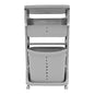 Laundry Basket, Laundry Basket Organizer Sorter Clothes Storage Organizer Shelf Rolling Cart with 4 Wheels, Laundry Hamper Basket Sorter Washing Hamper for Kitchens Bathrooms Bedrooms (3 Tier, Grey) - style: 3 Tier, Grey