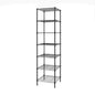 Finnhomy Heavy Duty 7 Tier Wire Shelving, 18x18x72 inches 7 Shelves Storage Rack with Thicken Steel Tube, Pantry Shelves for Storage, Adjustable Metal Shelving Unit, NSF Certified, Black - size: 72"H-Black