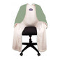 The Original Weighted Office Chair Blanket by SnuggleBack;Cozy Comfy Desk Chair Wrap Attaches for Hands-Free Warmth.Stay Warm In The Winter or Summer.(Sage Fleece) - Weighted by 8Lbs of Clay Beads - color: Weighted Sage Shu Flannel