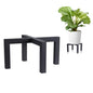 Metal Mid Century Plant Stand Indoor Outdoor, Heavy Duty Single Pot Holder Black Fits 5-10in Pots - size: Fit 2.5-10 Inch Pots