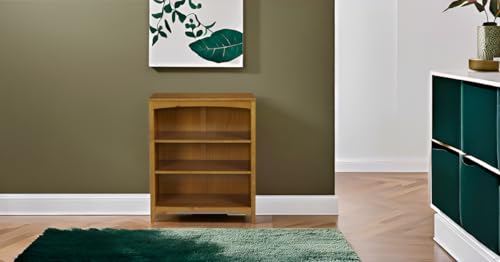 Shaker Style Bookcase - 36"H - Cherry Finish - color: Brown, size: 36"