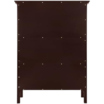 eHemco 3 Tier Bookcase with 2 Arched Supports, 40 Inches, Cherry - color: Cherry, size: 3 Tier