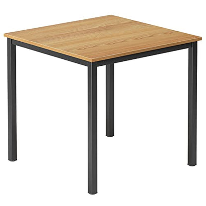 DlandHome Small Computer Desk for Home Office Table Writing Table for Small Spaces Study Table Laptop Desk 31.5x31.5 Inch