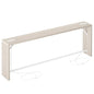 TIQLAB Sofa Table, 79''L x 9.1''W (1.2'' Thickness) Long Console Table Behind Couch, Entryway Table with Angled Metal Frame, Industrial Console Table, Light Walnut - color: Light Walnut, size: 79''L x 9.1''W x 31.5''H