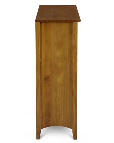 Shaker Style Bookcase - 36"H - Cherry Finish - color: Brown, size: 36"