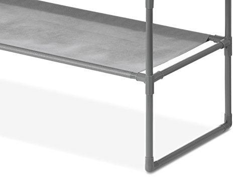Whitmor Spacemaker 6-Tier Shelves, Gunmetal - color: 6-tier,gunmetal Gray