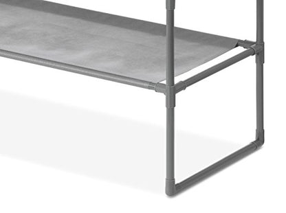 Whitmor Spacemaker 6-Tier Shelves, Gunmetal - color: 6-tier,gunmetal Gray