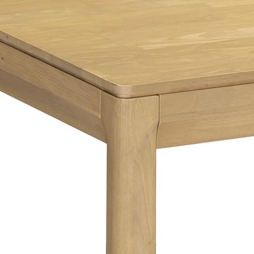 NTC Flow Modern Wooden Rectangle Desk Table with Hidden Drawer – Waterproof & Heat Resistant - Sand - color: Sand, size: 47 Inch, style: Desk