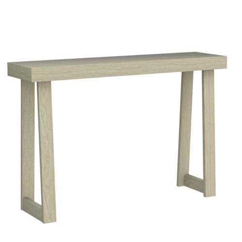 Plank+Beam Classic Console Table, 46 Inch, Seashell | Non-Toxic Finishes, Versatile Design, Elegant Details, Easy Assembly, Quick Setup, Solid Wood - color: Seashell, size: 46" Console Table