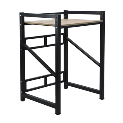 Washer Dryer Stacking Rack Stand, 660lbs Capacity Heavy Duty Washing Machine Storage Utility Rack with Countertop, Height Adjustable Washing Machine Shelf for Laundry Rooms Bathrooms