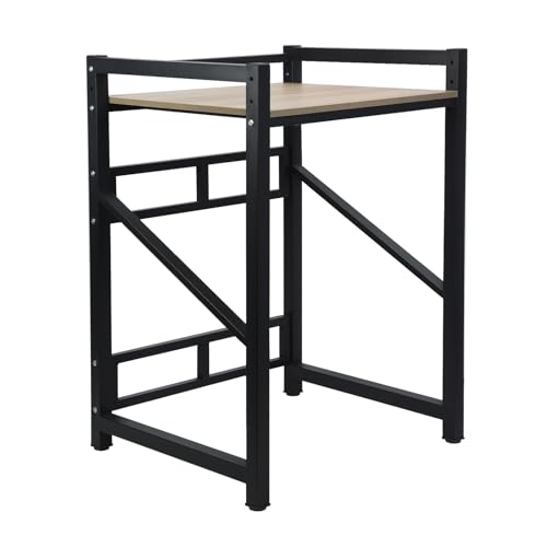 Washer Dryer Stacking Rack Stand, 660lbs Capacity Heavy Duty Washing Machine Storage Utility Rack with Countertop, Height Adjustable Washing Machine Shelf for Laundry Rooms Bathrooms