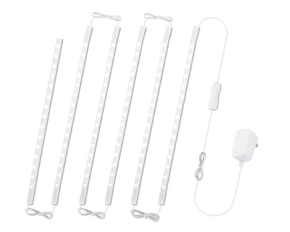 Cefrank 6-Pack 12 Inch Seamlessly Linkable LED Under Cabinet Lighting Strip Light Bars for Cabinet, Kitchen, Shelf, Workbench, Cupboard, 1200 Lumen Cold White 6000K - color: White